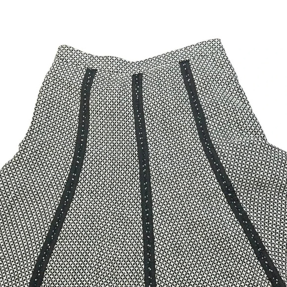 New Yarns & Stitches Knit Geometrical Print Flare Full Skirt Plus Size Womens 16 - Picture 2 of 13